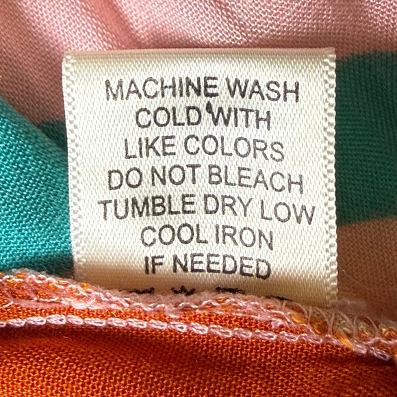 True Destinations Pants Womens Small Teal Pink Tropical Floral Wide Leg Resort - Picture 6 of 12